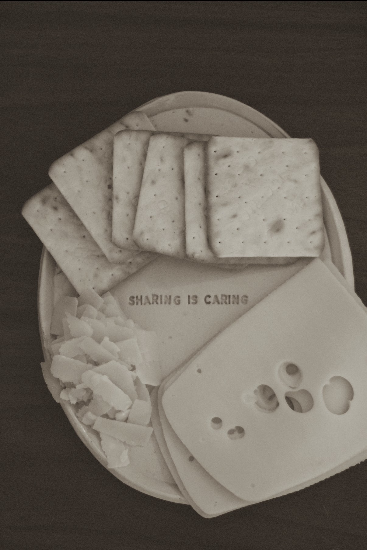 Assiette céramique "Sharing is caring"